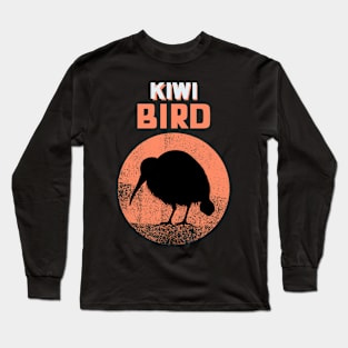 Animal Wildlife, New Zealand, Kiwi Bird Long Sleeve T-Shirt